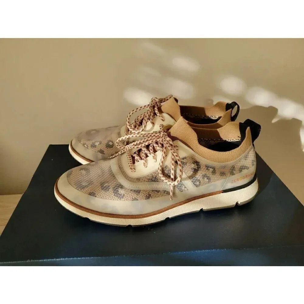 Cole Haan 4.ZeroGrand Avant Oxford Leopard W6.5